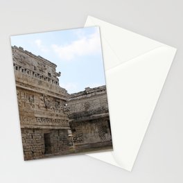 Mexico Photography - Ancient Buildings Under The Light Blue Sky Stationery Card