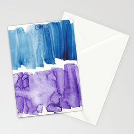 35   Abstract Expressionism Watercolor Painting 220331 Minimalist Art Valourine Original  Stationery Card