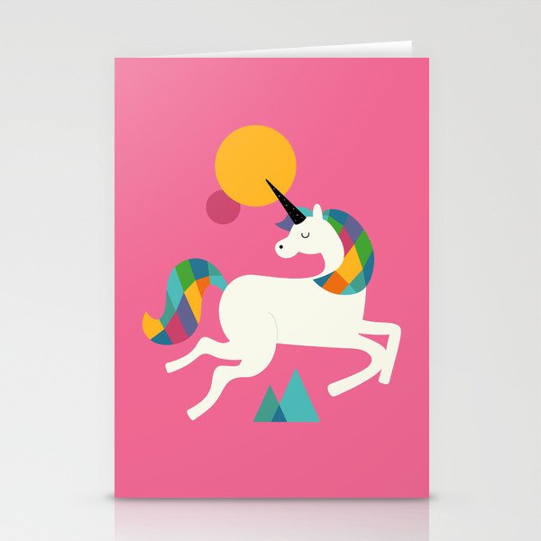 To be a unicorn Stationery Cards
