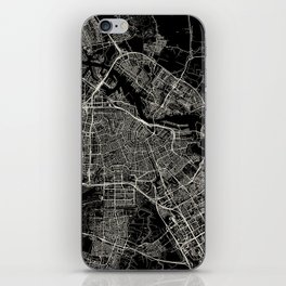 Amsterdam City Map, Netherlands Maps - Minimal Aesthetic iPhone Skin
