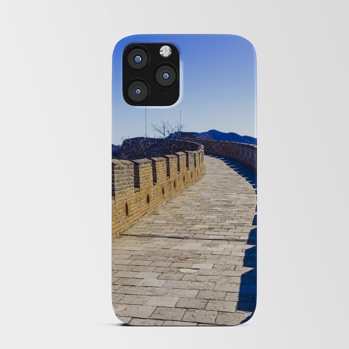 China Photography - Great Wall Of China Under The Cold Blue Sky iPhone Card Case