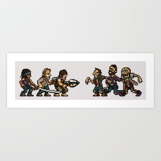 The Slugging Dead Art Print