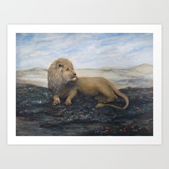 LEO the LION Art Print