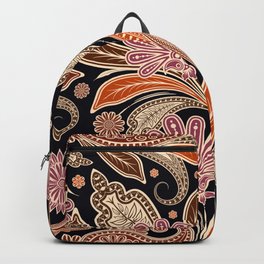 seamless pattern with paisley  Backpack