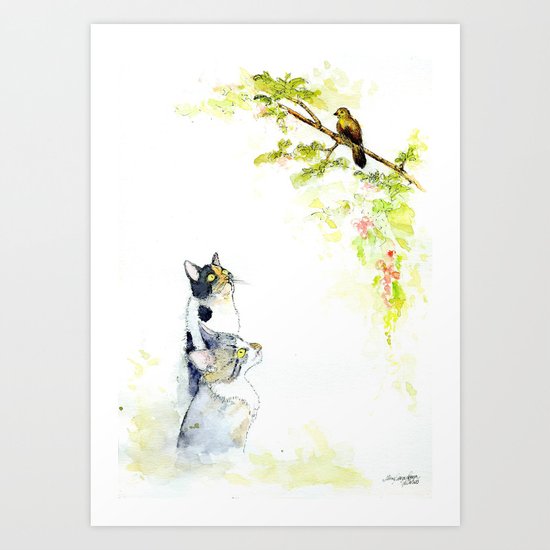 Cats Art Print
