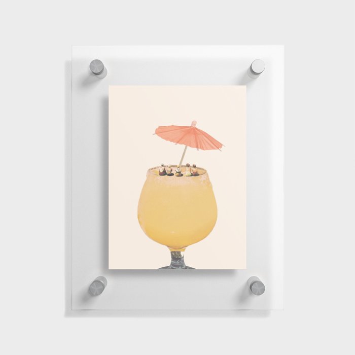 Holiday in a glass 2 Floating Acrylic Print