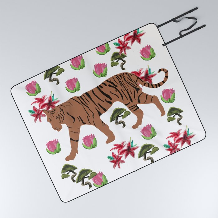 Tiger Picnic Blanket