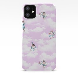 Cherubs on Pinky Sky iPhone Case