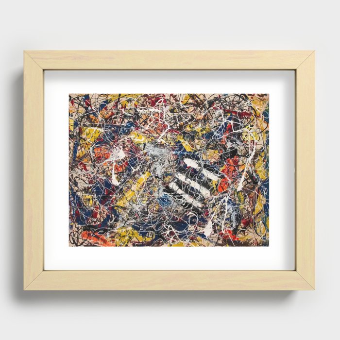 Number 17A â Jason Pollock Recessed Framed Print