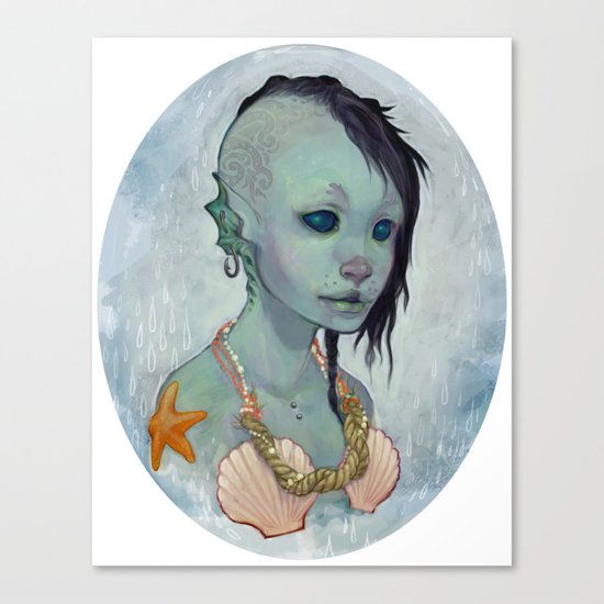 A Little Mermaid Canvas Print