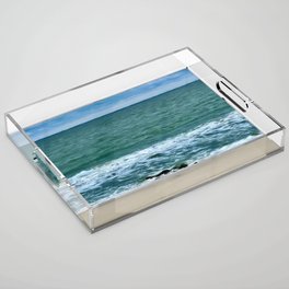 By the Waves of Ocean City Acrylic Tray