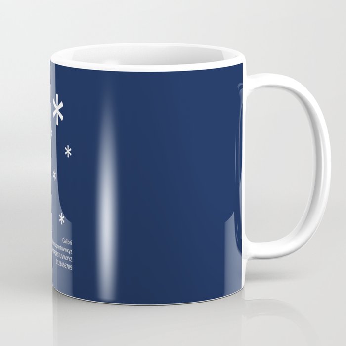 SNOW - FontLove - CHRISTMAS EDITION Coffee Mug