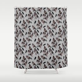 Pigeon Pattern 2 Shower Curtain