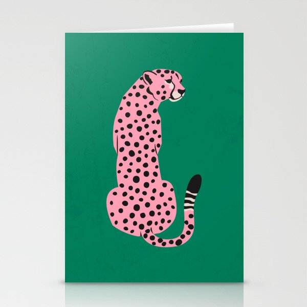 The Stare: Pink Cheetah Edition Stationery Cards