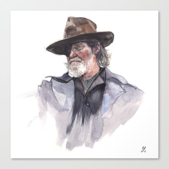 Jeff Bridges (Rooster Cogburn) Canvas Print
