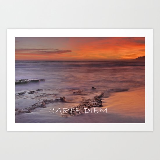 CARPE DIEM Art Print
