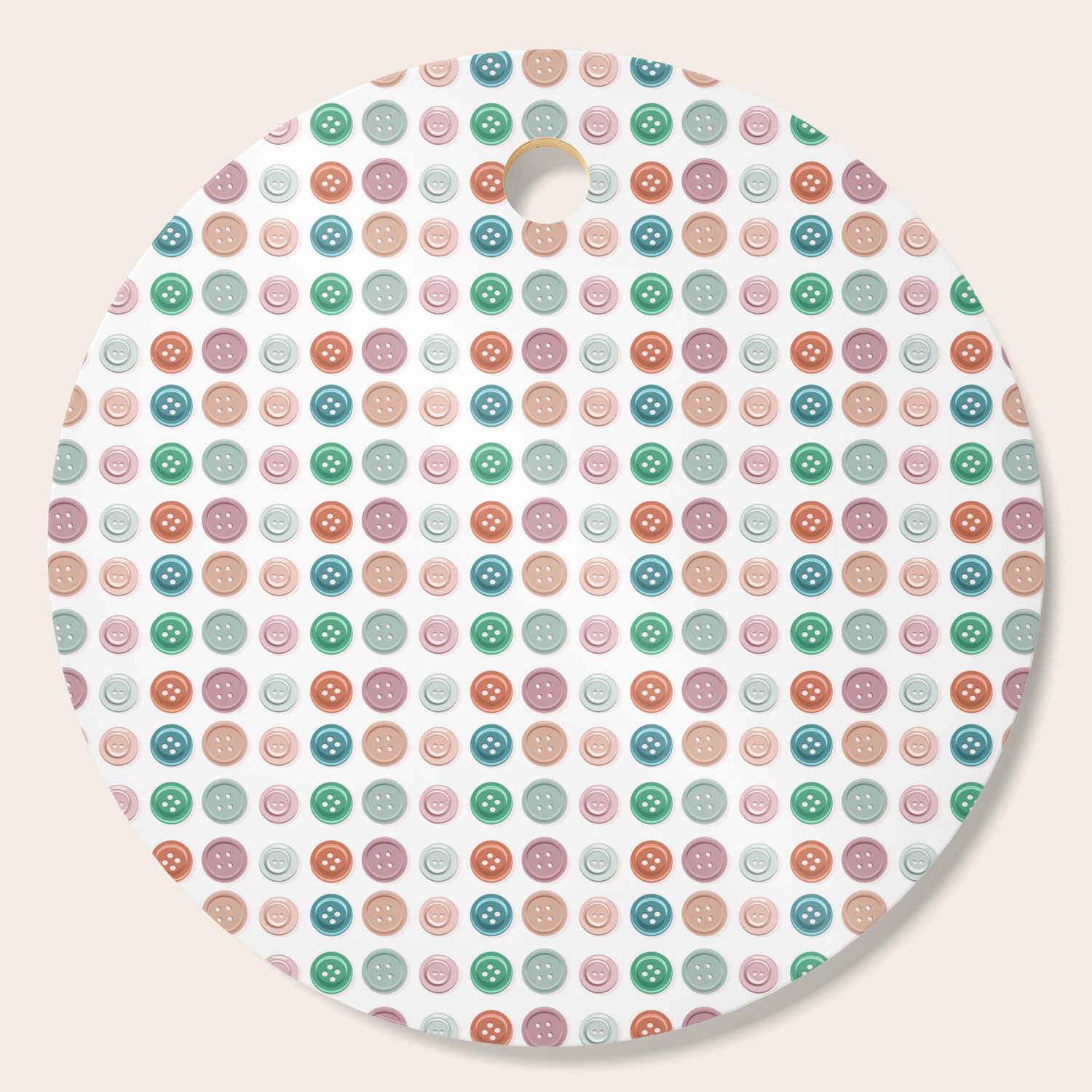 Vintage Sewing Thread Machine Button Pattern Cutting Board By Rhnpredator Society6