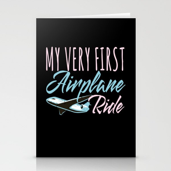 My Very First Airplane Ride Airplane Stationery Cards