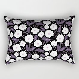 Bold Minimal Florals Rectangular Pillow