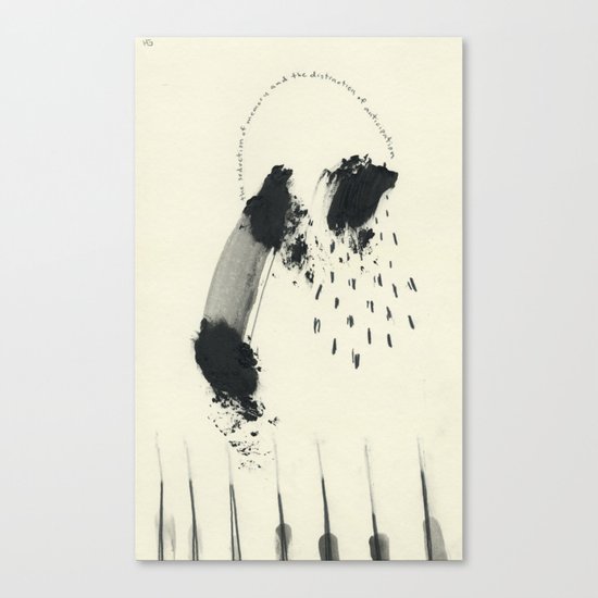 The Seduction of Memory and the Distraction of Anticipation Canvas Print