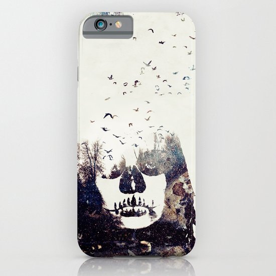 Tousled bird mad girl iPhone & iPod Case
