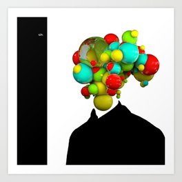 Mr Abstract #01 Art Print