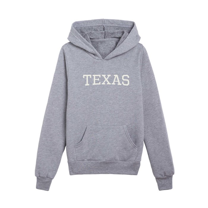 Texas - Ivory Kids Pullover Hoodie