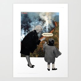 What about future? Art Print