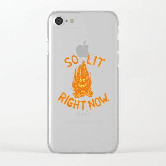 F/RED UP! Clear iPhone Case