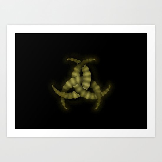BONE-BIOHAZARD 032 Art Print