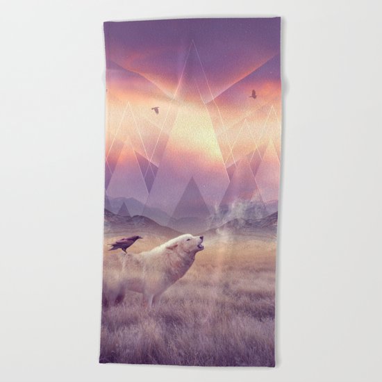 In Search of Solace Beach Towel