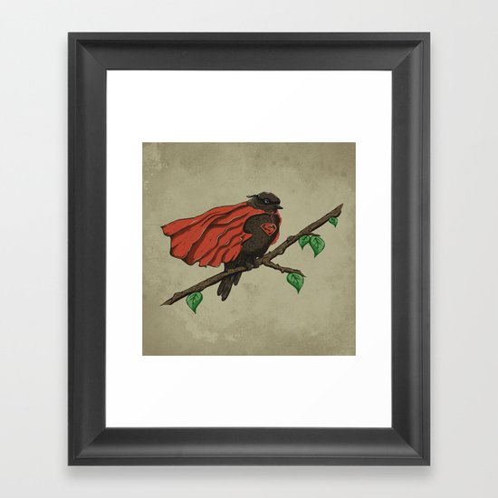 Super Bird Framed Art Print