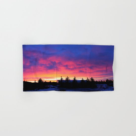 Cotton Candy Sunrise Hand & Bath Towel