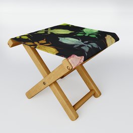Leaf Insect Pattern Folding Stool