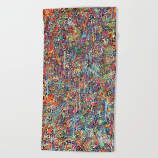 Acid Rain Beach Towel