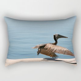 Pelican Take Off  Rectangular Pillow