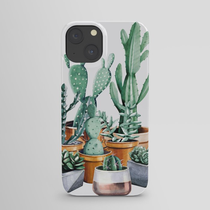 Potted Cacti iPhone Case