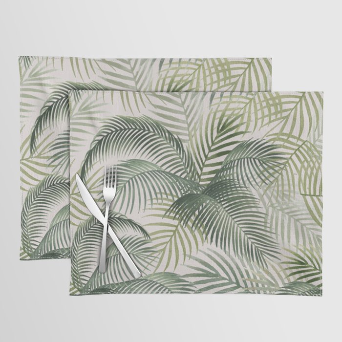 Palm leaves Placemat