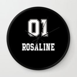name t-shirt sports club sports shirt Rosaline Wall Clock