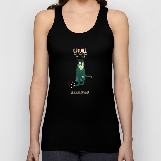 The Christmas Vampire Unisex Tank Top