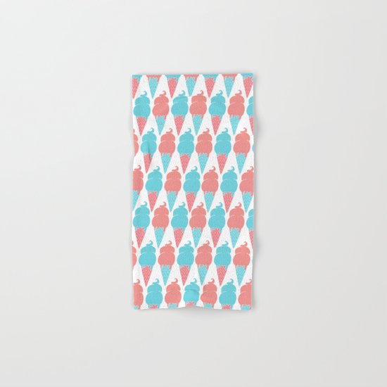 Ice cream pattern Hand & Bath Towel