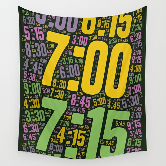 Pace run , number 030 Wall Tapestry