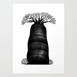 Baobab tree Art Print