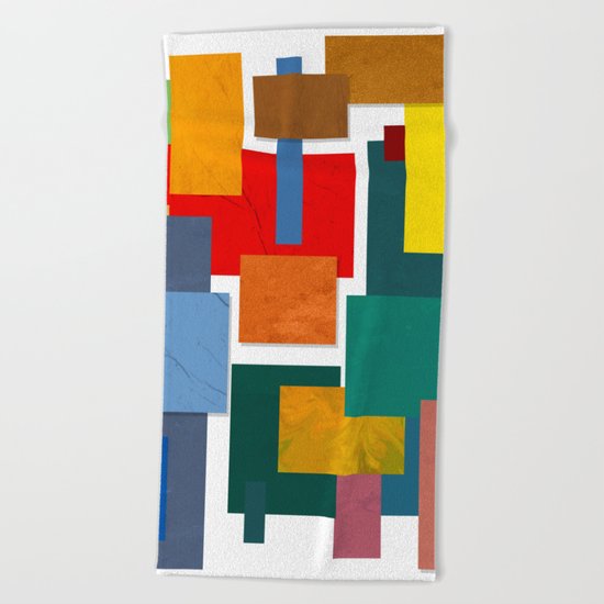 Abstract #338 Beach Towel