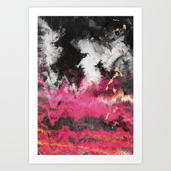 Pink Fusion Art Print