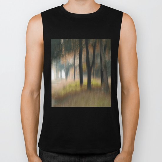 Autumn whispering painted with the camera Biker Tank