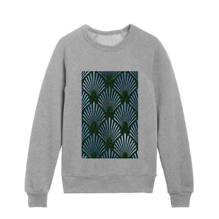 Art Deco fans - velvet luxe ii Kids Crewneck