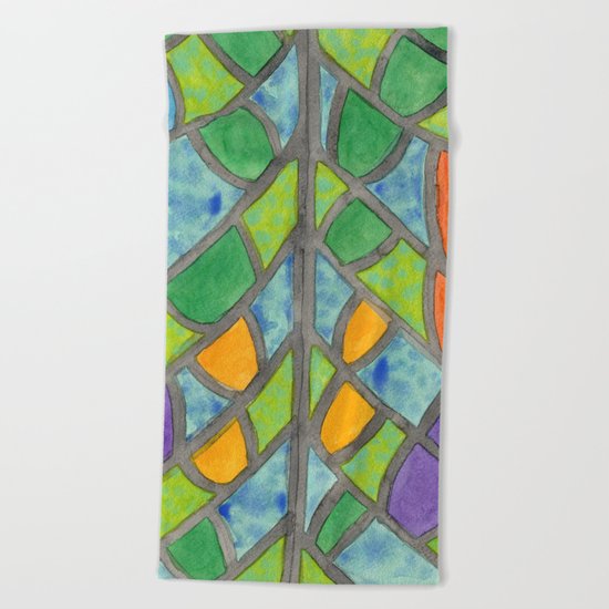 Butterfly Wing Pattern Beach Towel