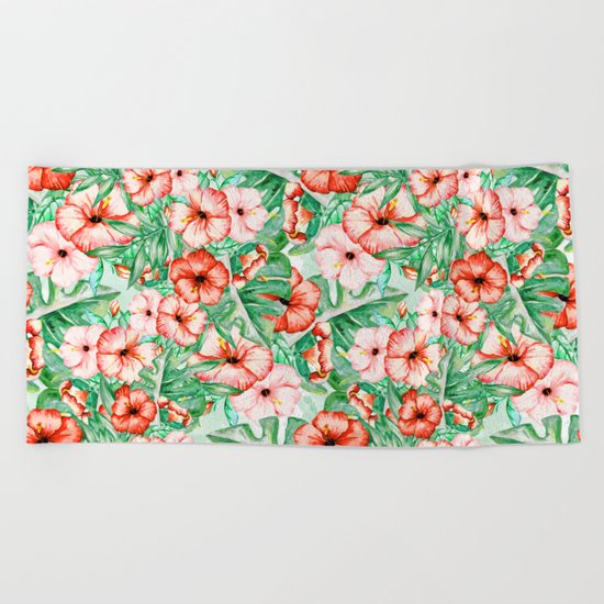 Tropical Summer #16 Beach Towel
