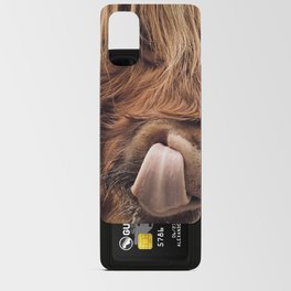 Highland Cow Tongue Android Card Case